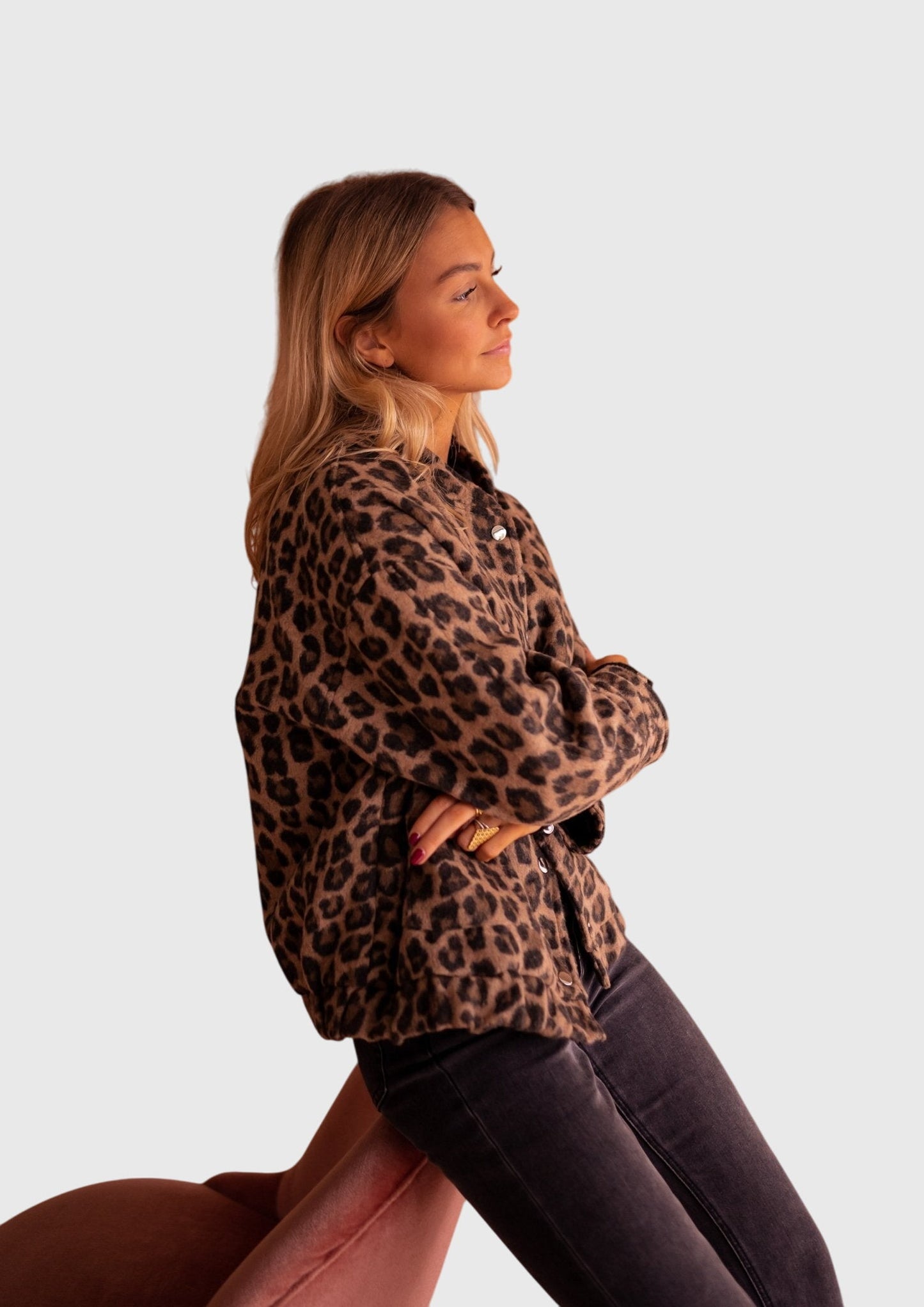 Elodie | Stylische Leopardenmuster-Jacke