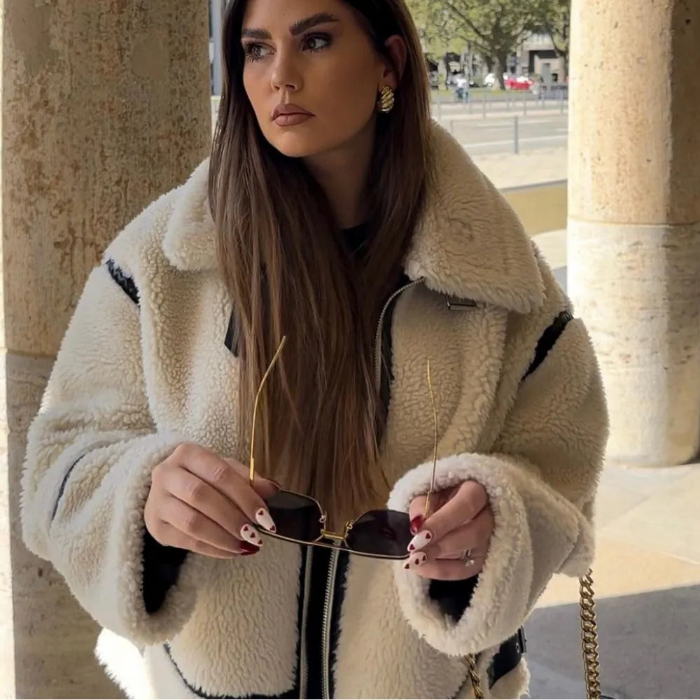 Alexandra | Cozy Teddy Lammy Coat