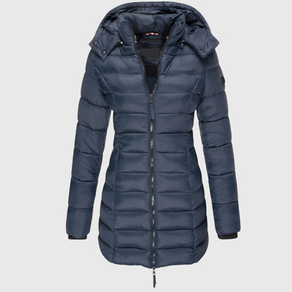 Elise™ - Lange Damen-Daunenjacke