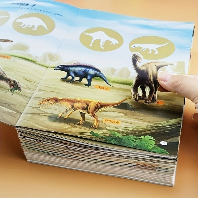 Dinosaurier Stickerbuch für Kinder – Kreativ lernen ohne Bildschirm