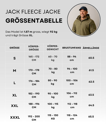 Jack Fleece Jacke Grün