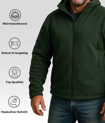 Marco Fleece Jacke Grün
