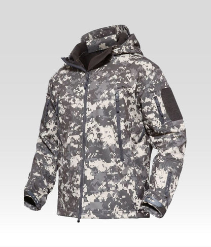 Jack Fleece Jacke Grau Camo