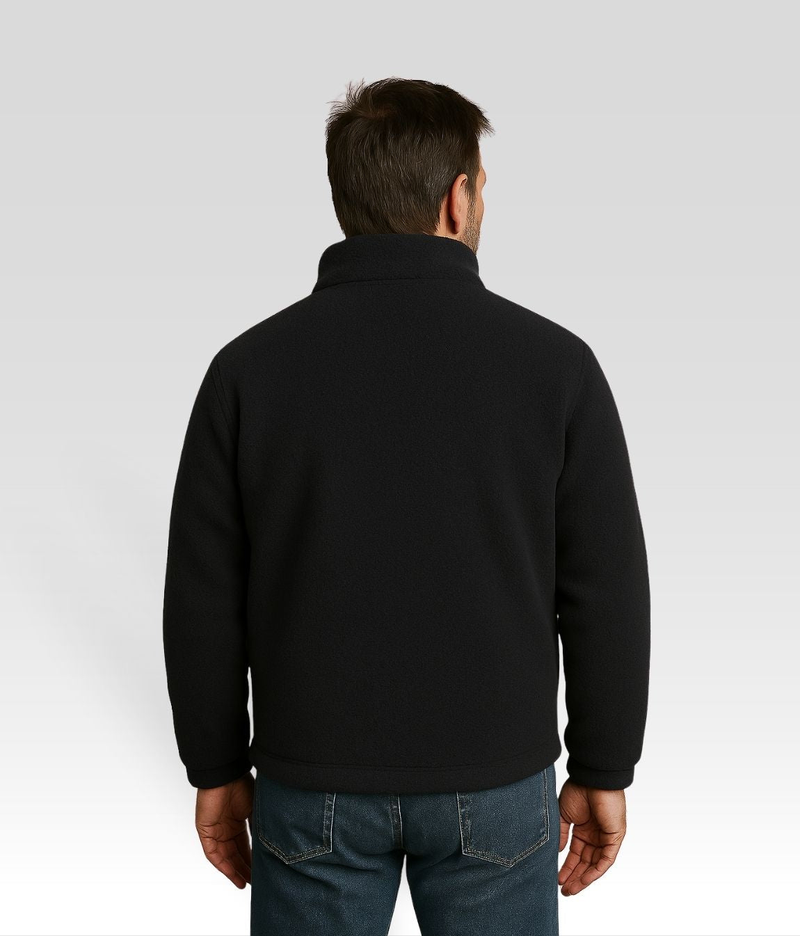 Luca Fleecejacke Schwarz