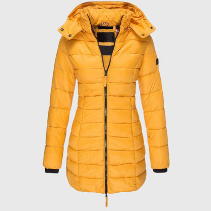 Elise™ - Lange Damen-Daunenjacke