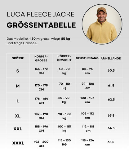 Luca Fleecejacke Beige