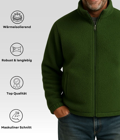 Luca Fleecejacke Grün