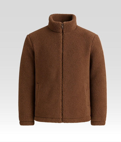 Luca Fleecejacke Braun