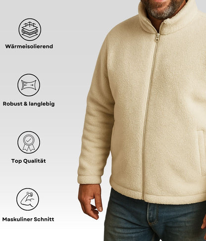 Luca Fleecejacke Weiss