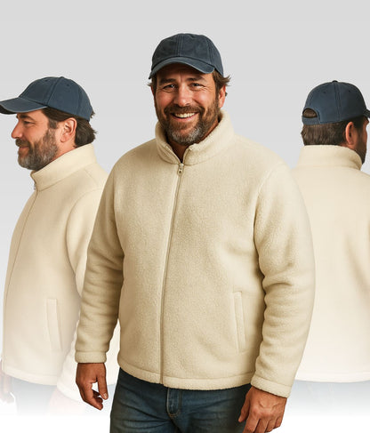 Luca Fleecejacke Weiss