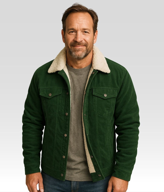 LEO Fleecejacke GRÜN