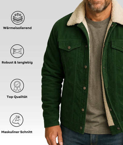 LEO Fleecejacke GRÜN