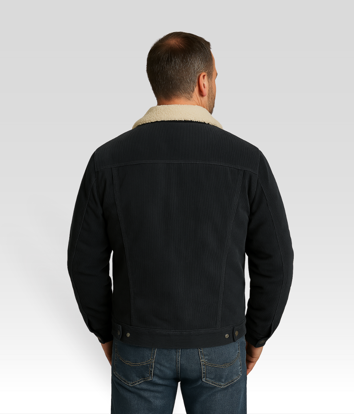 LEO Fleecejacke Blau