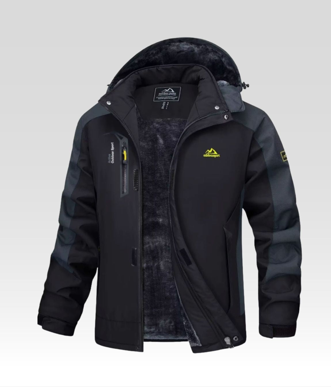 Tim Fleecejacke Schwarz
