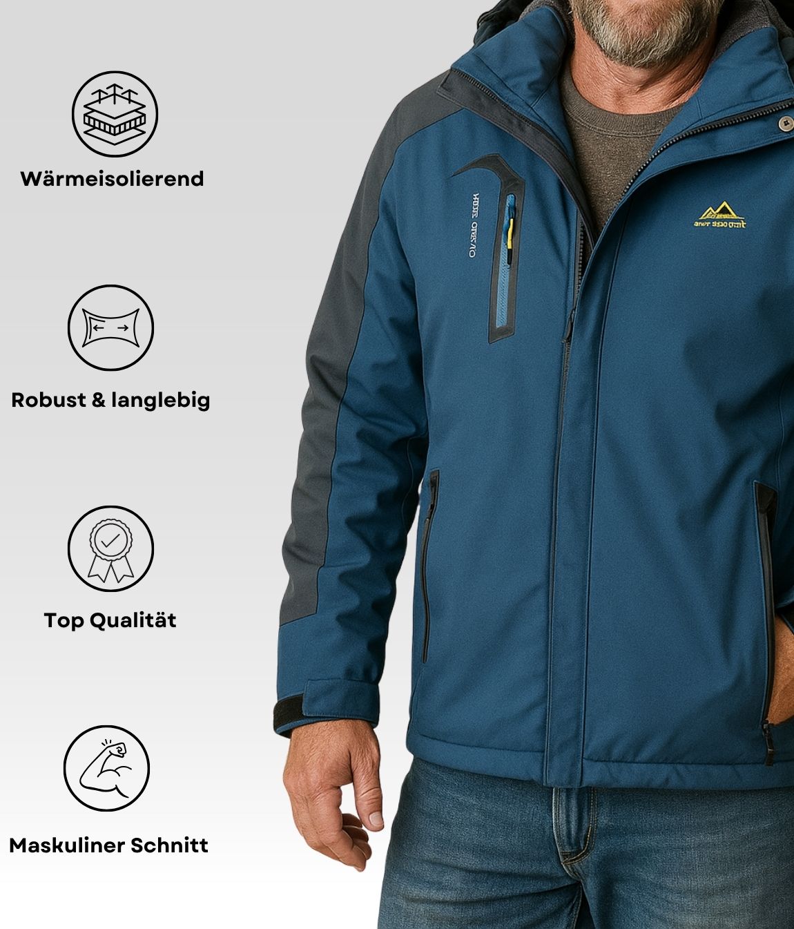 Tim Fleecejacke Dunkelblau