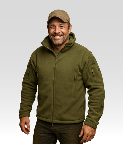 Marco Fleece Jacke Navy