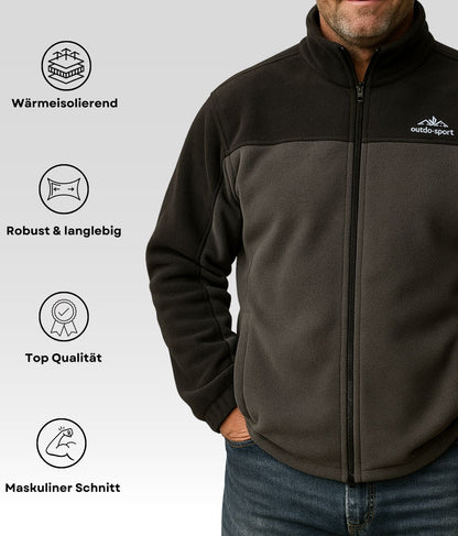 Daniel Fleecejacke Grau