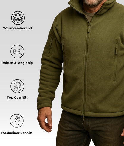 Marco Fleece Jacke Navy