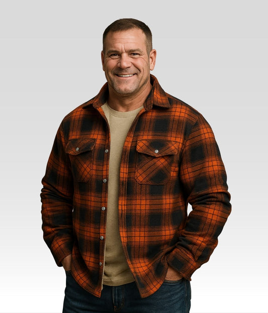 Joe Fleece Jacke Orange