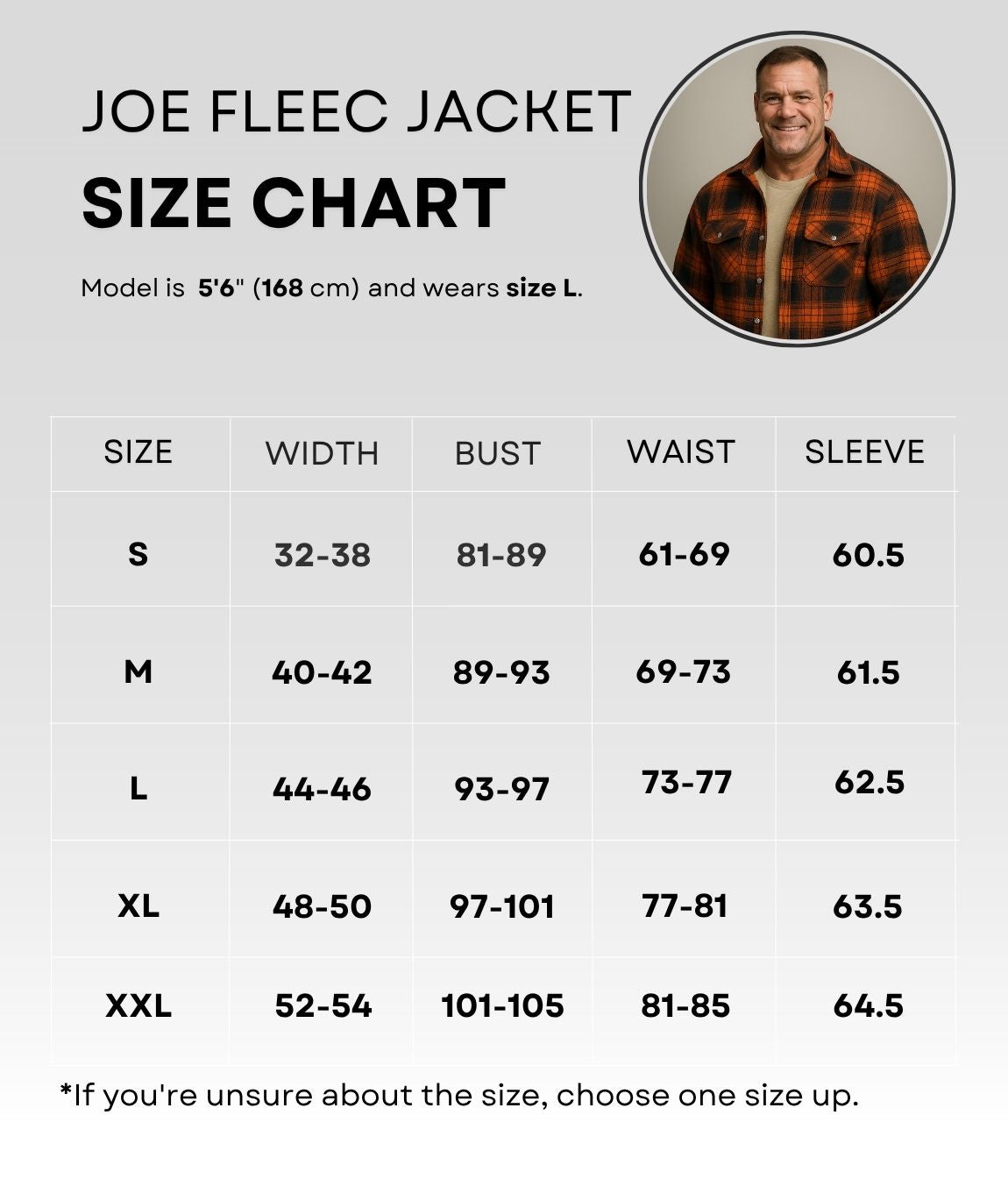 Joe Fleece Jacke Orange