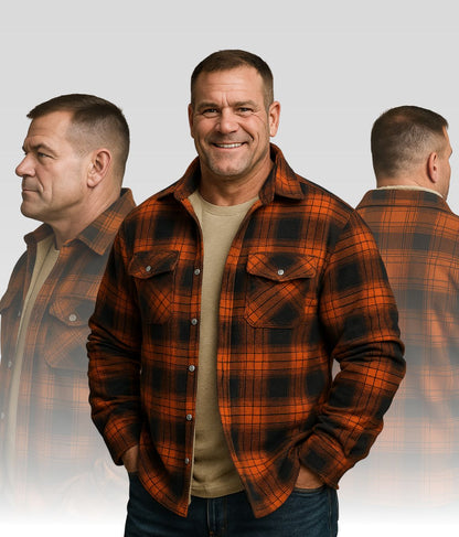 Joe Fleece Jacke Orange