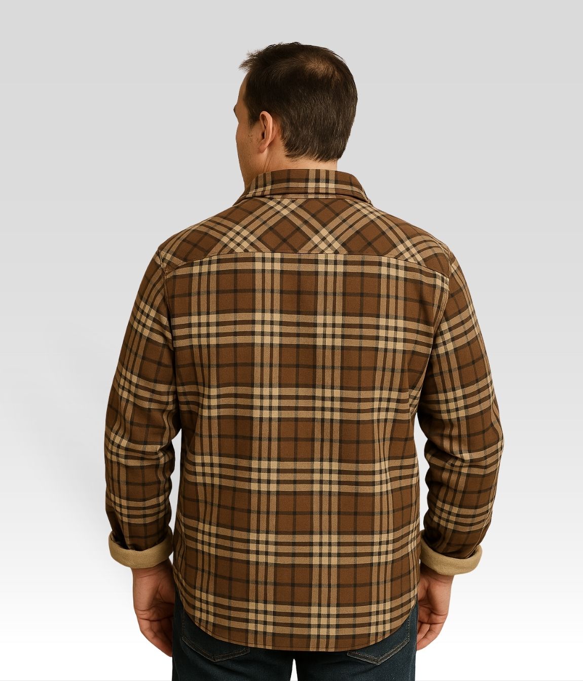 Joe Fleece Jacke Braun