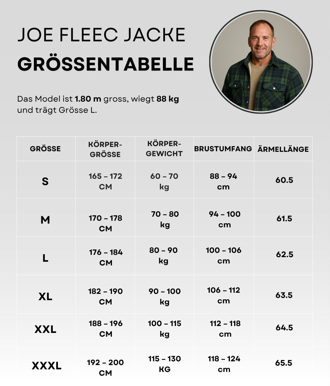 Joe Fleece Jacke Braun Grün