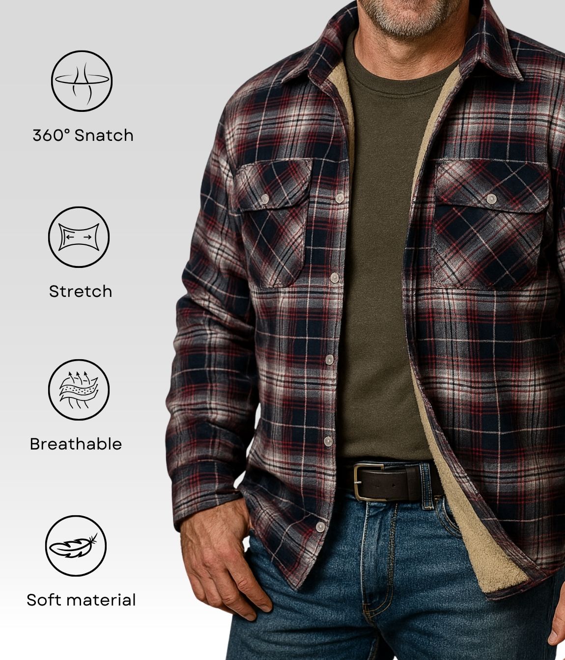 Joe Fleece Jacke Lila