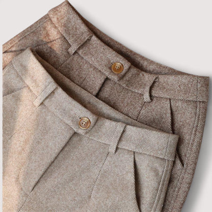 Helga™ | Hoch taillierte Slim-Hosen