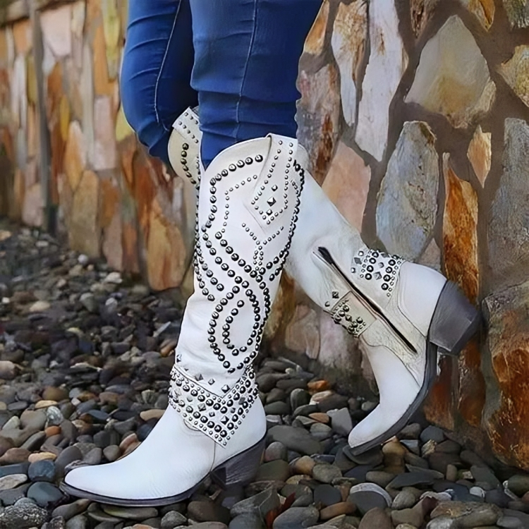 Bree | Western Style Knee-High Boots