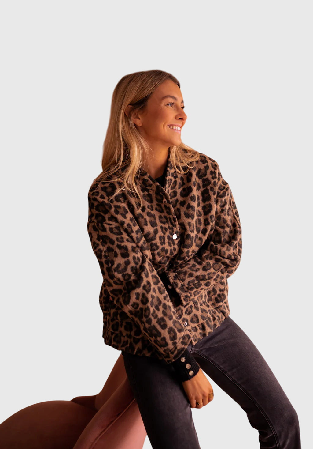 Elodie | Stylische Leopardenmuster-Jacke