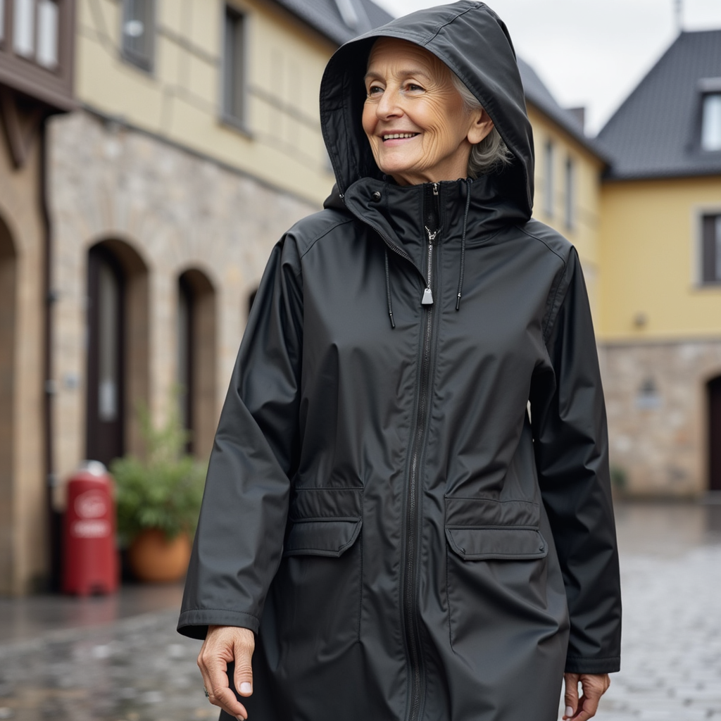 Lucy | Wetterfester Mantel für Regen und Wind