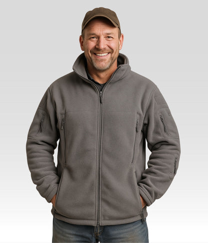 Marco Fleece Jacke Grau