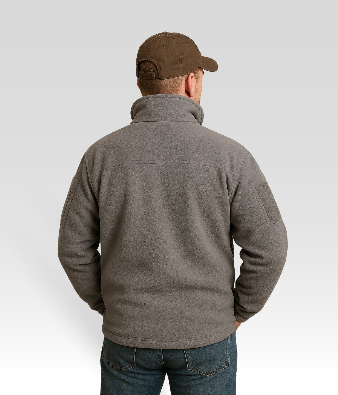 Marco Fleece Jacke Grau