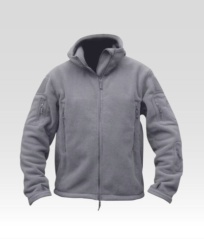 Marco Fleece Jacke Grau