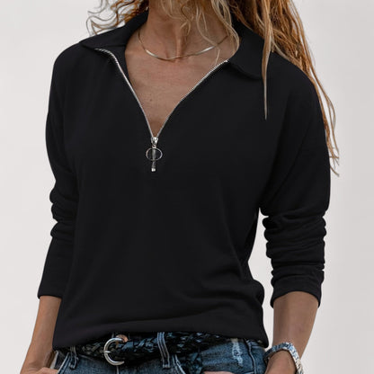 Sandrine™ | Top mit Reissverschluss-Detail