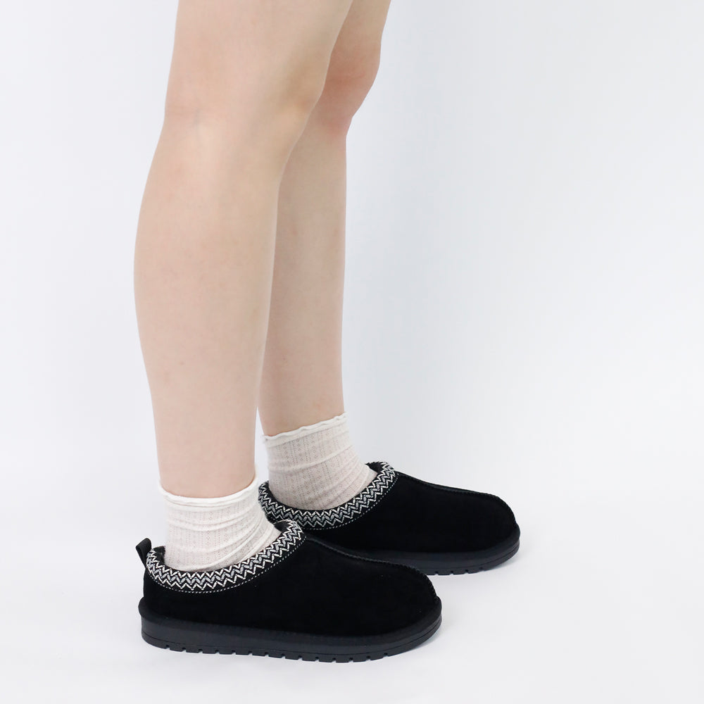 Leder Slippers