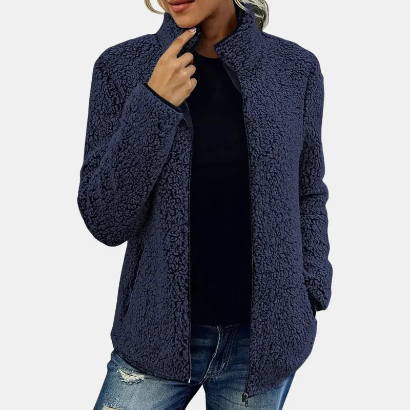 Evie | Elegante Plüschjacke für Damen