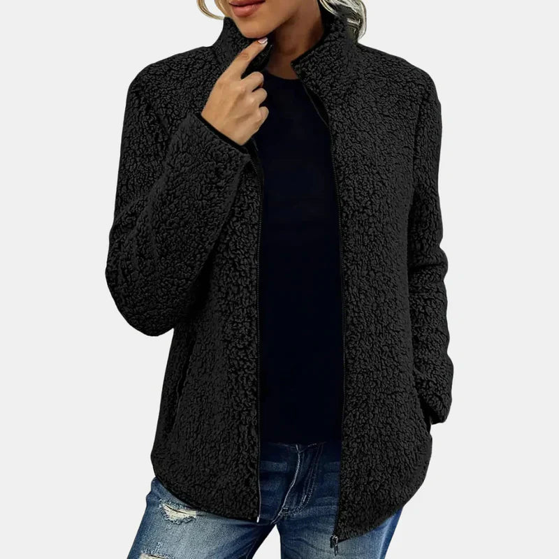 Evie | Elegante Plüschjacke für Damen