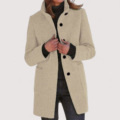 Amina™ | Klassischer Mantel aus Wollmix