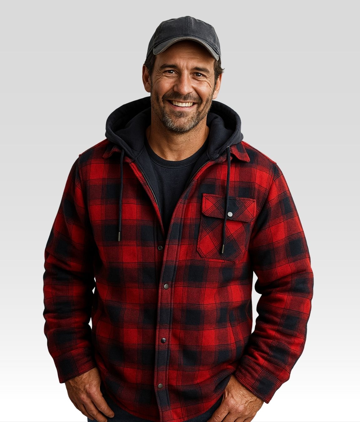 Bruno Fleece Jacke Rot