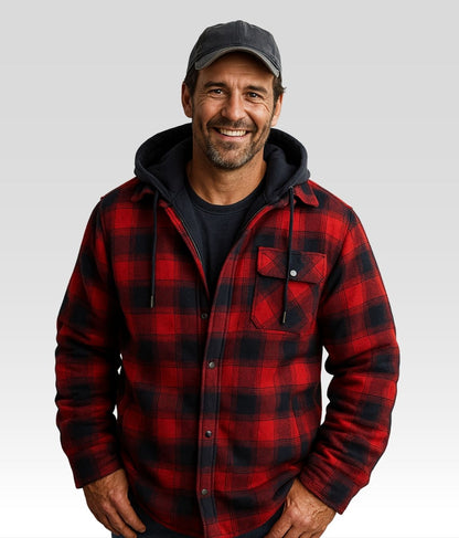 Bruno Fleece Jacke Rot