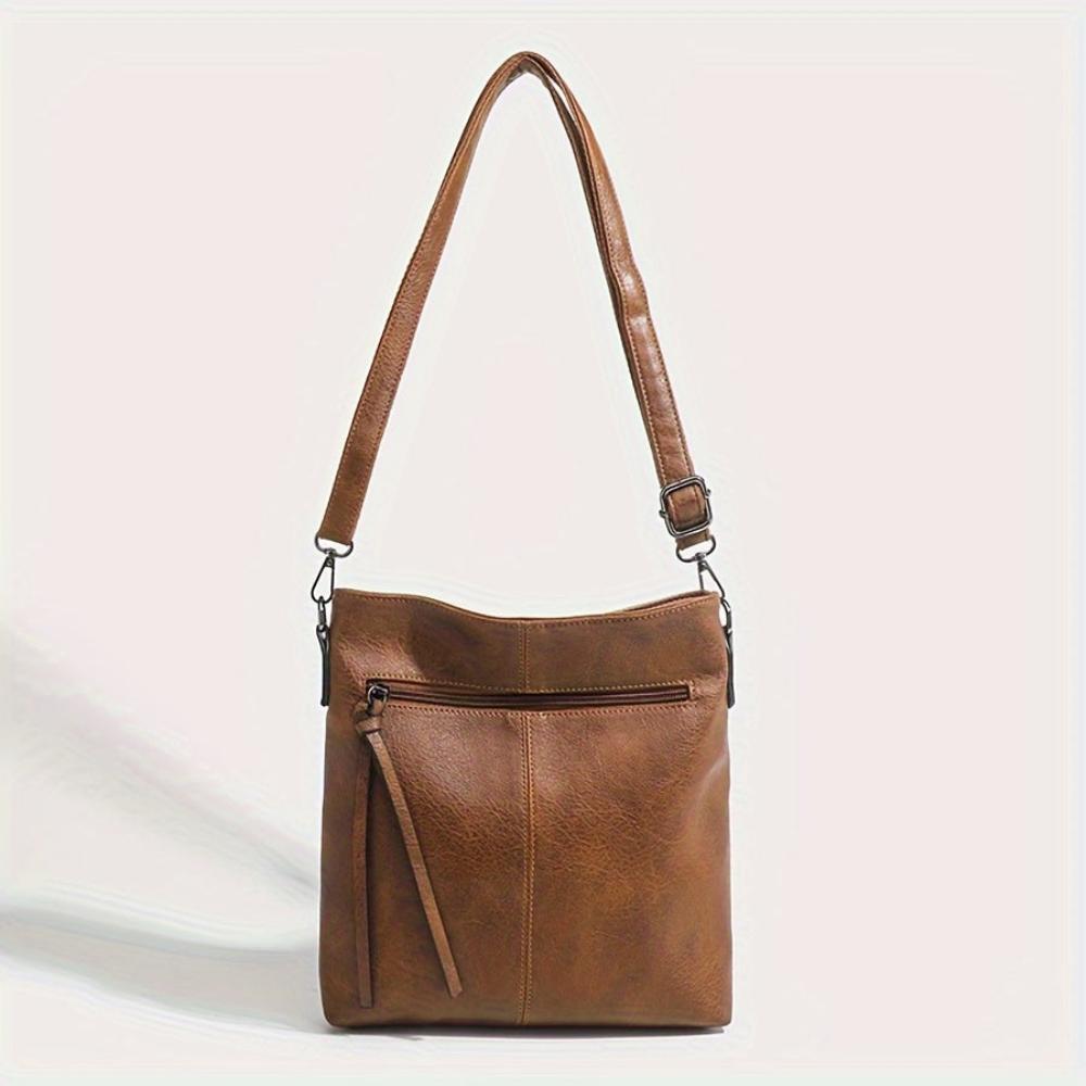 Lena Vintage Square Crossbody Bag