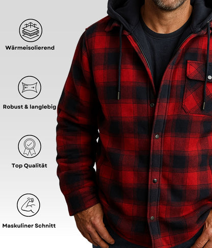 Bruno Fleece Jacke Rot