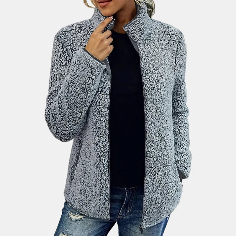 Evie | Elegante Plüschjacke für Damen