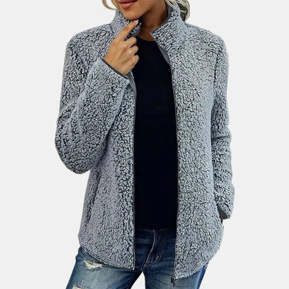 Evie | Elegante Plüschjacke für Damen
