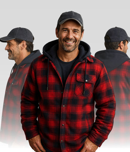 Bruno Fleece Jacke Rot