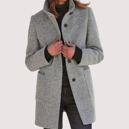 Amina™ | Klassischer Mantel aus Wollmix