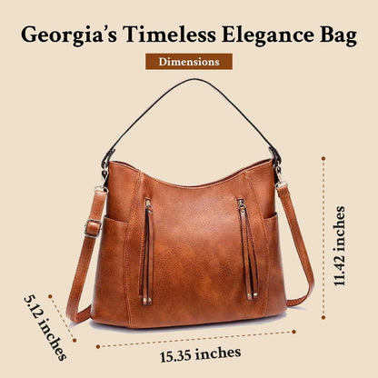 Georgias Zeitlose Eleganz | Vintage Schultertasche