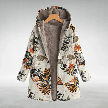 Sofia - Elegante Blumen-Fleecejacke für Damen